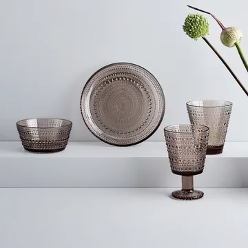 Kastehelmi small plate Ø17 cm - linen - Iittala