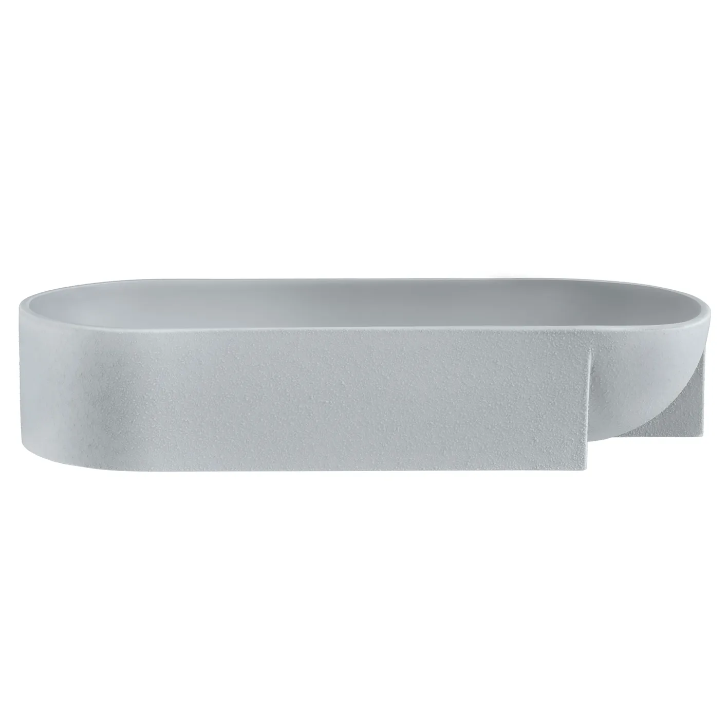 Kuru ceramic bowl 7.5x37 cm, light grey Iittala