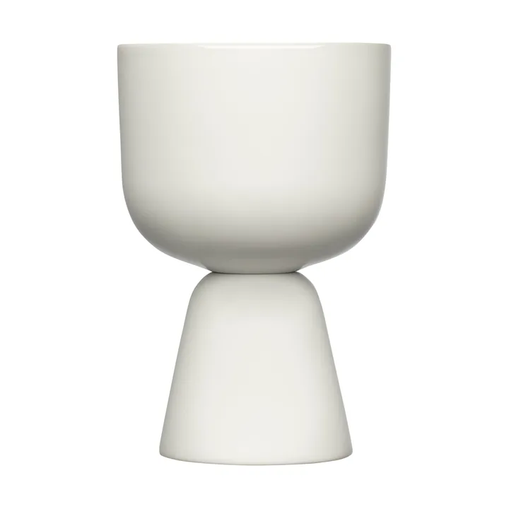 Nappula flower pot Ø12,5 cm h19 cm - White - Iittala