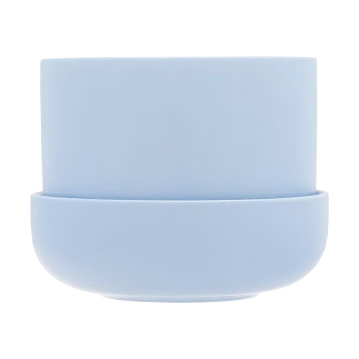 Nappula flower pot with saucer Ø17 cm h13 cm - Aqua - Iittala