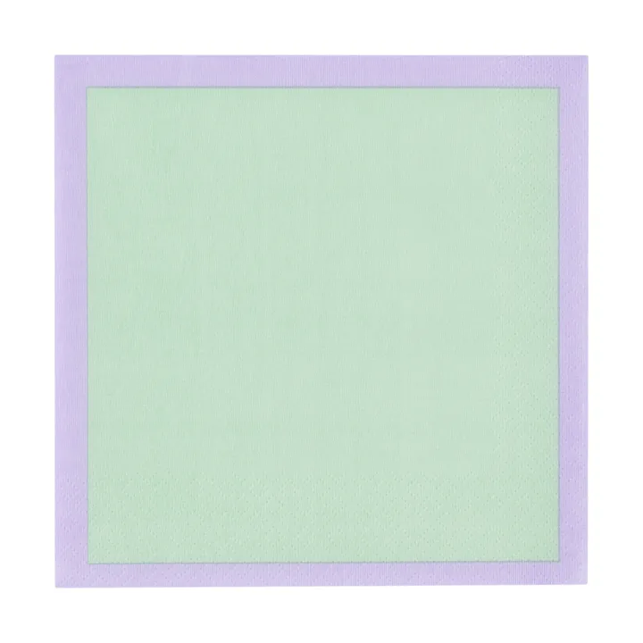 Play paper napkins 33x33 cm 20-pack - Mint-purple - Iittala