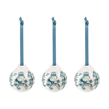 Taika decoration - Steel blue, 5 cm, 3-pack - Iittala