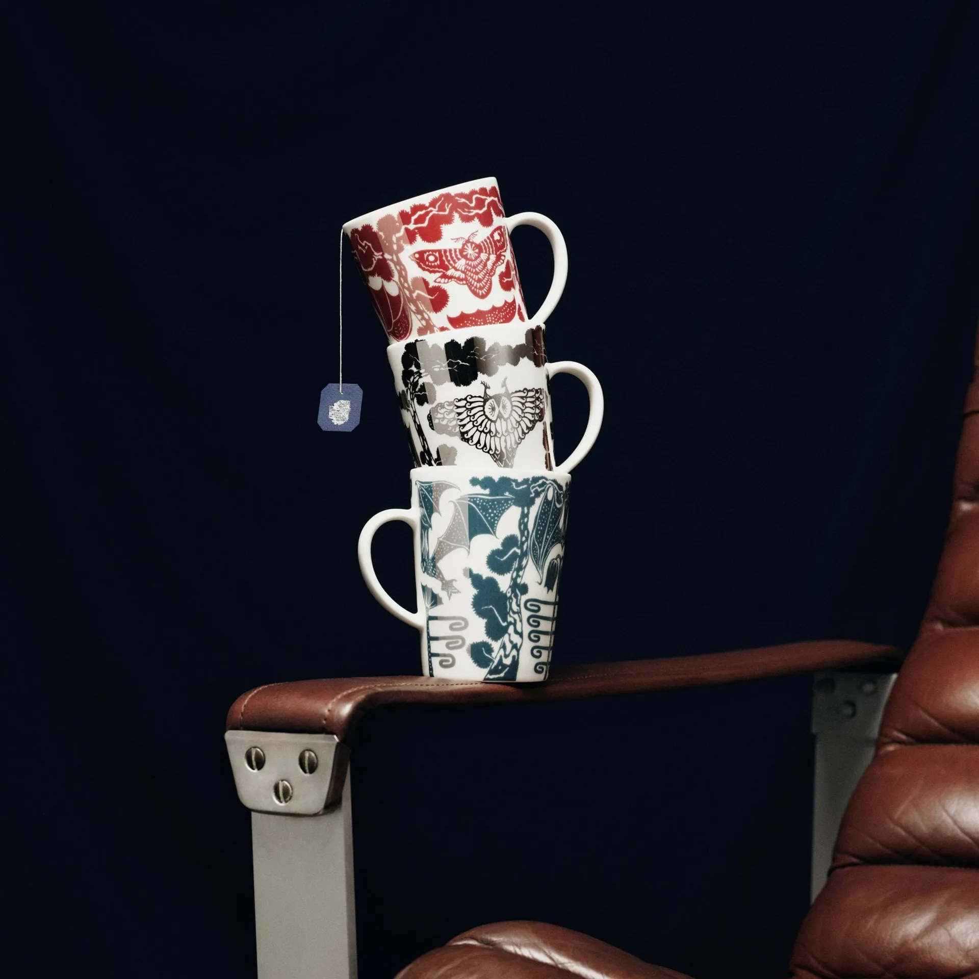 Taika mug 40 cl gift set, Night garnet red Iittala