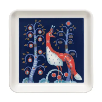 Taika plate 12x12 cm - Blue - Iittala