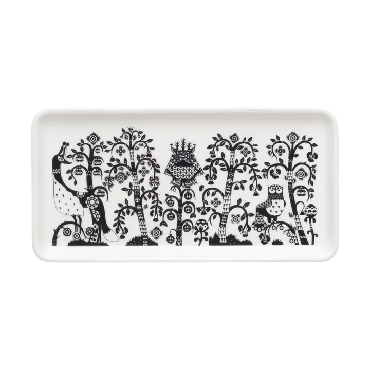Taika plate 12x24 cm - Black - Iittala