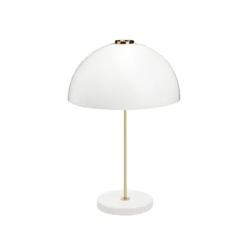 Kupoli table lamp - White, brass details - Innolux