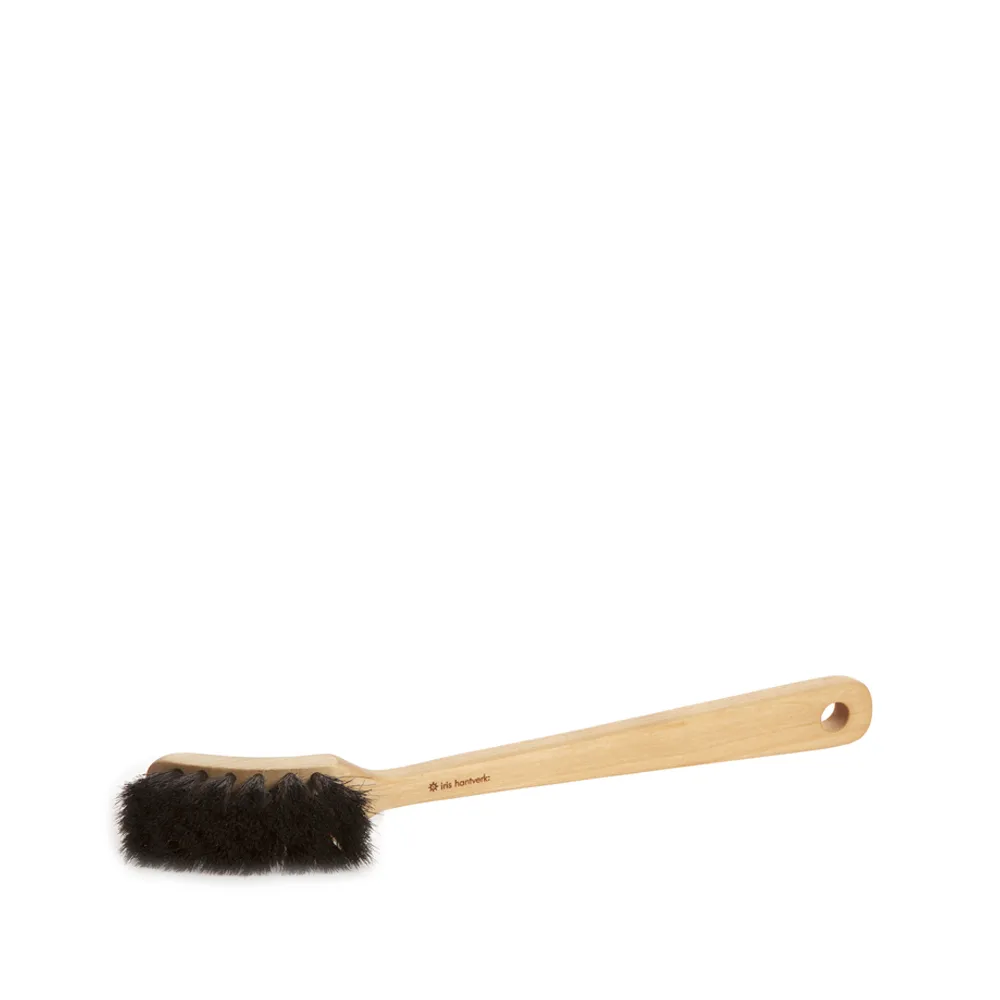 Iris dish brush, Oiled birch, black horse hair Iris Hantverk