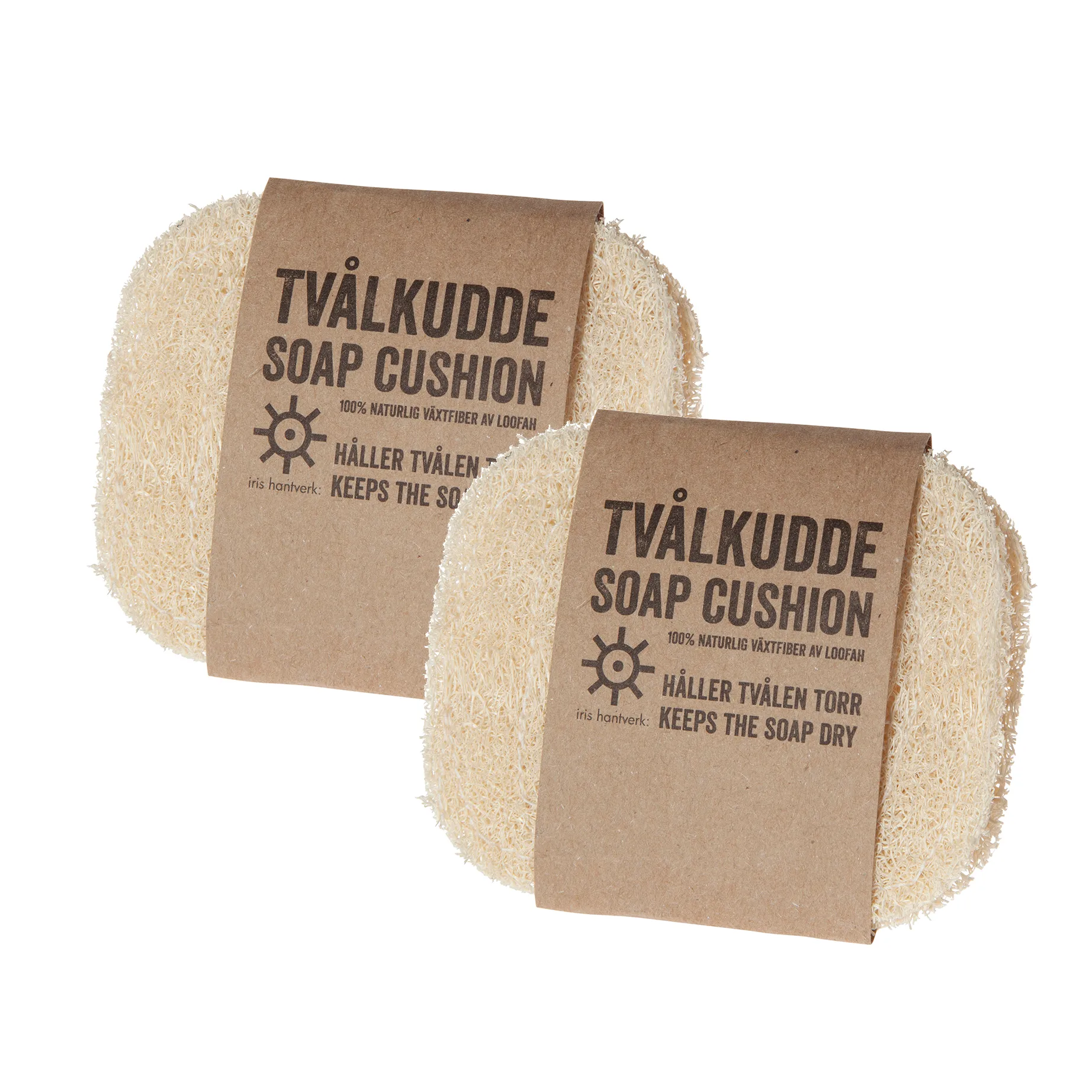 Iris hantverk soap cushion 2-pack, loofah Iris Hantverk