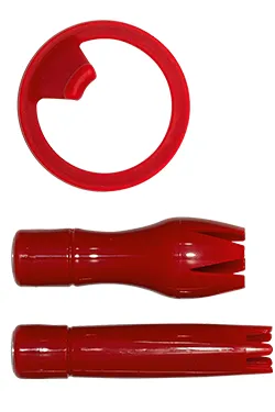 Accessories/Spare part set of 3 pieces, Red ISi