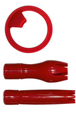 Accessories/Spare part set of 3 pieces - Red - ISi