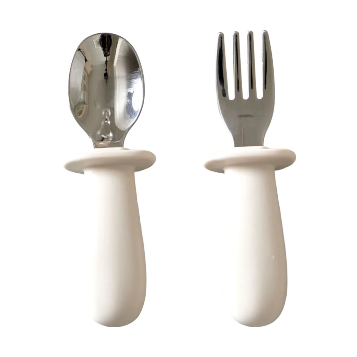 Baby cutlery set 2 pieces, Cream Jack o Juno