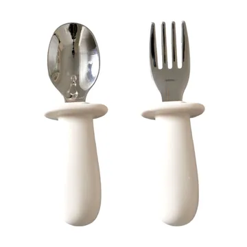Baby cutlery set 2 pieces - Cream - Jack o Juno