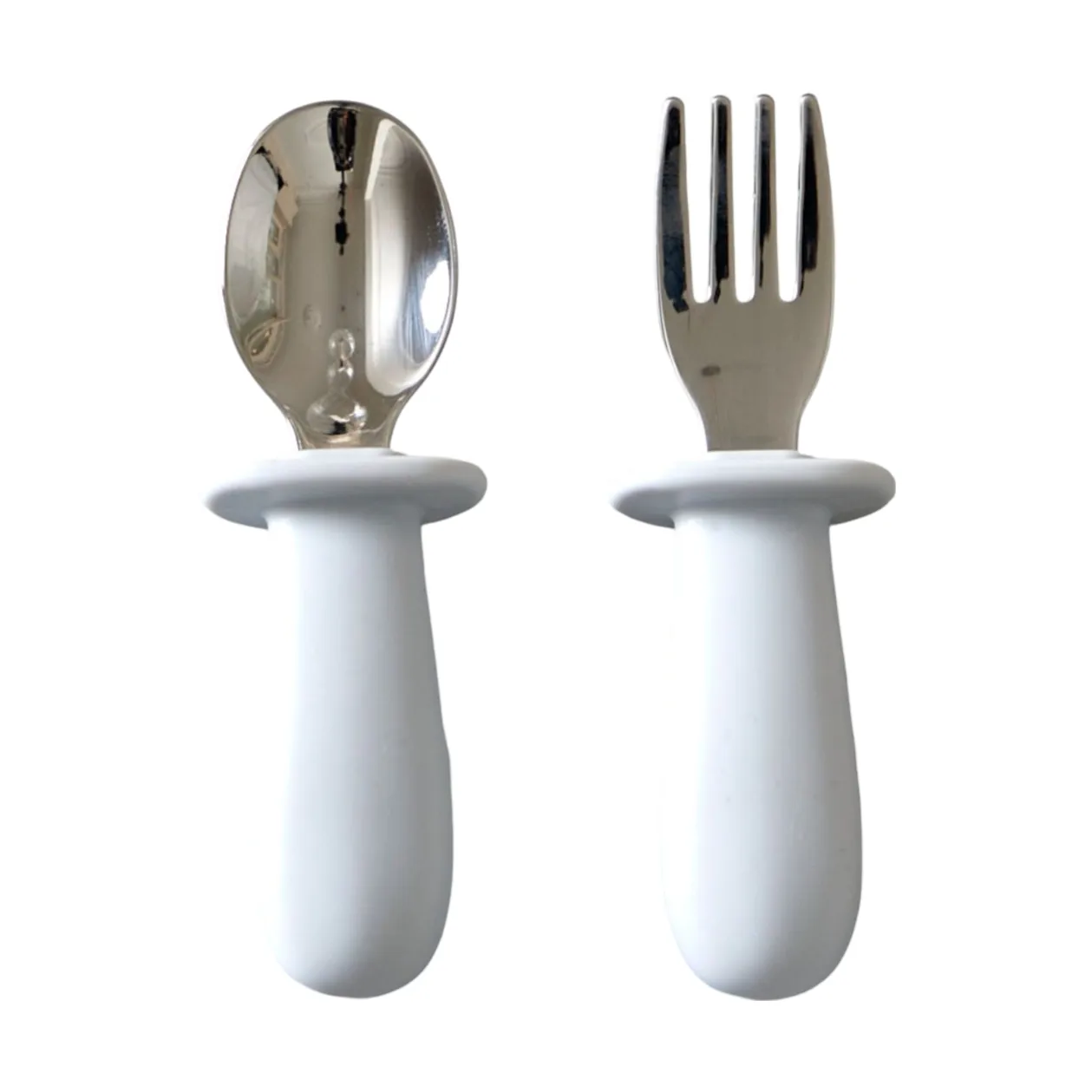 Baby cutlery set 2 pieces, Glacier grey Jack o Juno