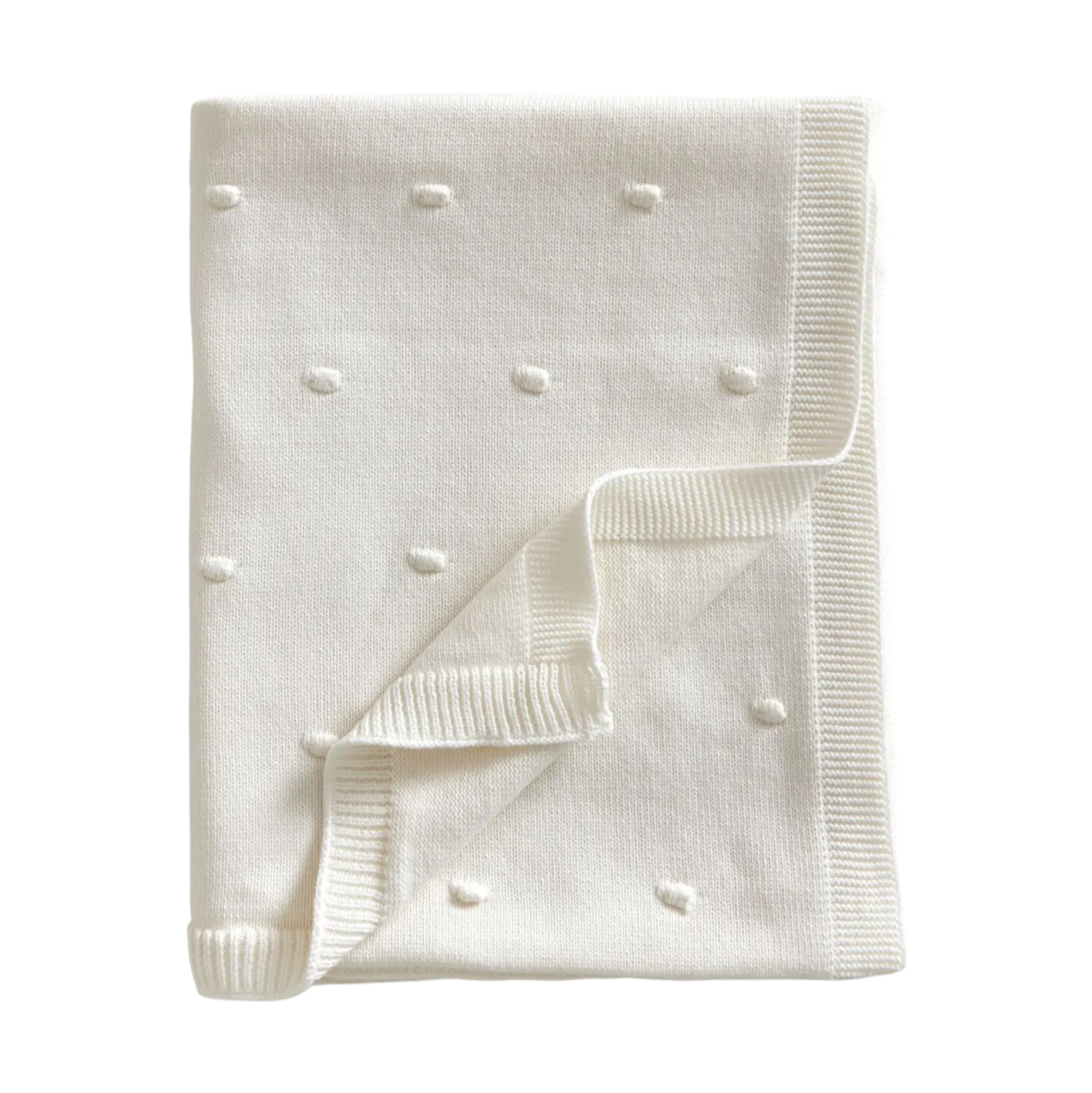 Bubble knitted baby blanket 80x100 cm, Pearl Jack o Juno