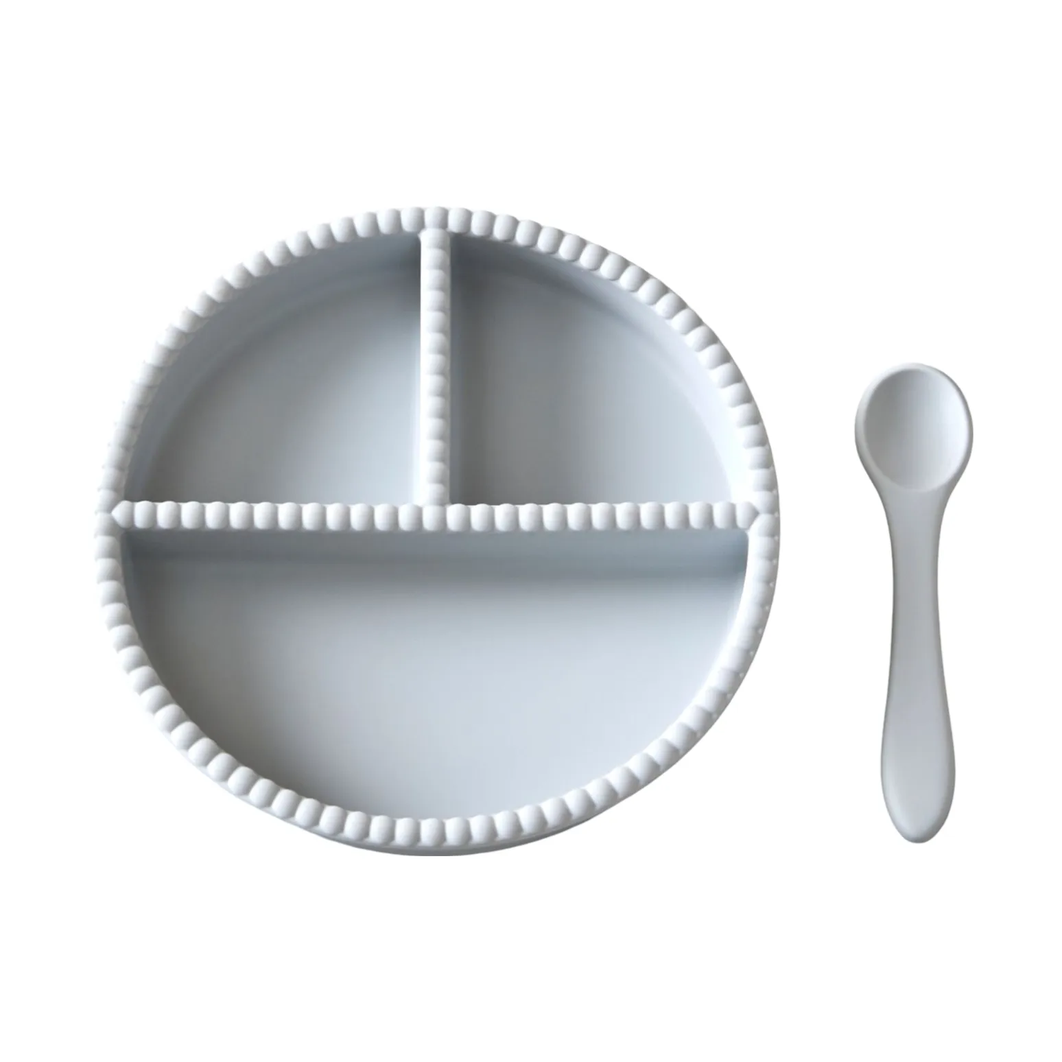Little Bubble children's dinner set, 2 pieces, Glacier grey Jack o Juno