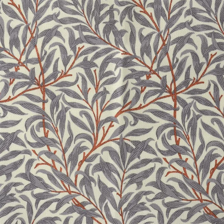 Ramas fabric - grey-orange - Jakobsdals