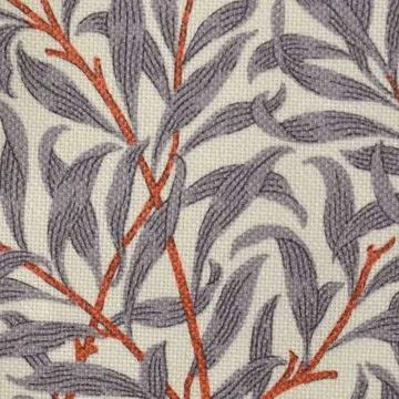 Ramas fabric - grey-orange - Jakobsdals