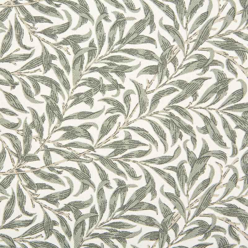 Ramas fabric, Olive green-white Jakobsdals