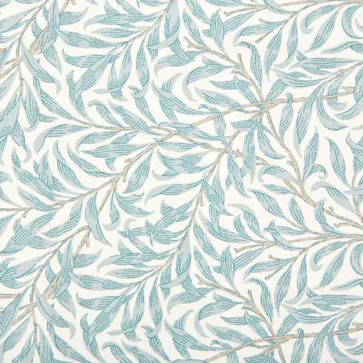 Ramas fabric - turquoise-white - Jakobsdals