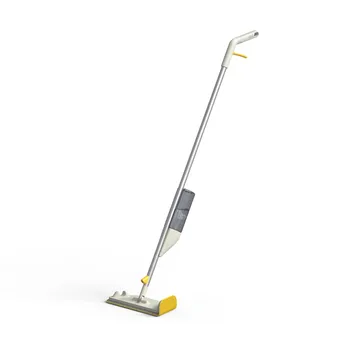 Cleantech 2-in-1 floor mop with scrubber - Light Stone - Joseph Joseph