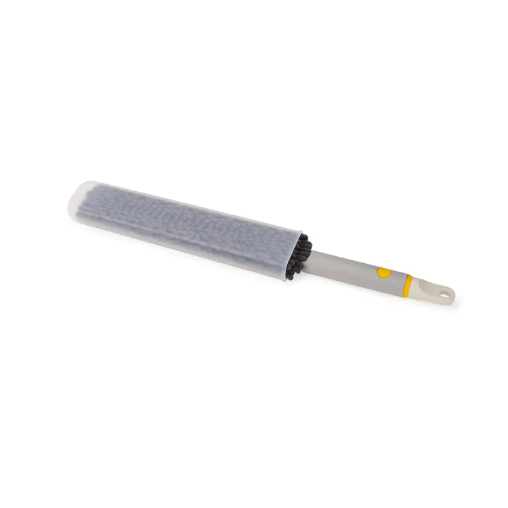 Cleantech 3-in-1 duster with plastic rail - Light Stone - Joseph Joseph
