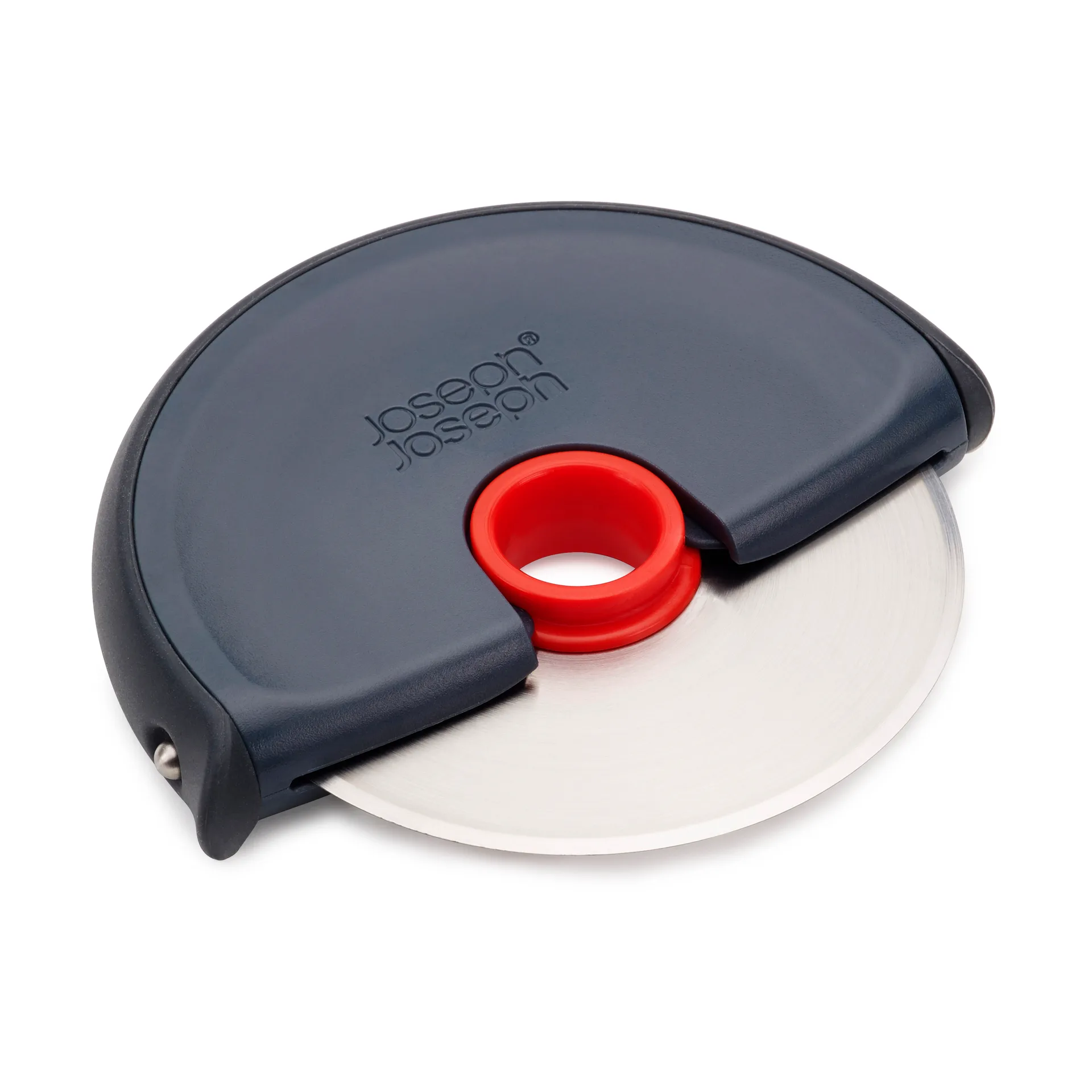 Disc easy clean pizza cutter 12.1 cm, Grey stainless steel Joseph Joseph
