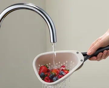 Droplet foldable colander stone - Mini - Joseph Joseph