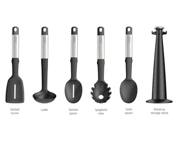 Elevate Carousel 5 Parts - Silicone Steel - Joseph Joseph