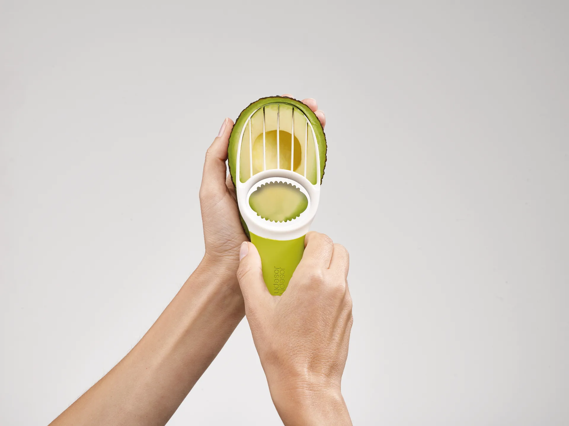 Goavocado 3-in-1 Avocado Slicer, Green-white Joseph Joseph