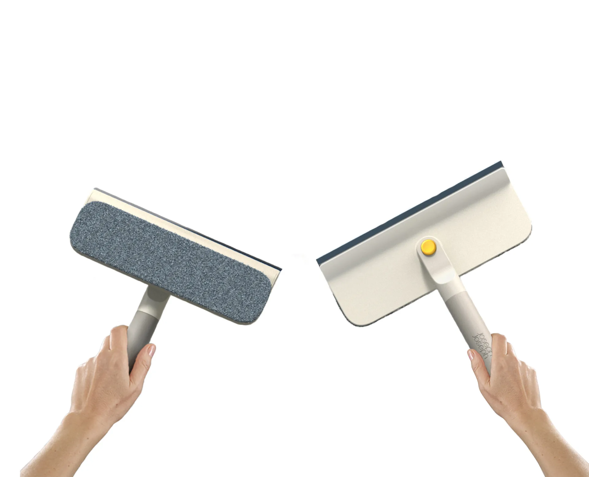 Joseph Joseph Cleantech 2-in-1 window squeegee, Stone Joseph Joseph