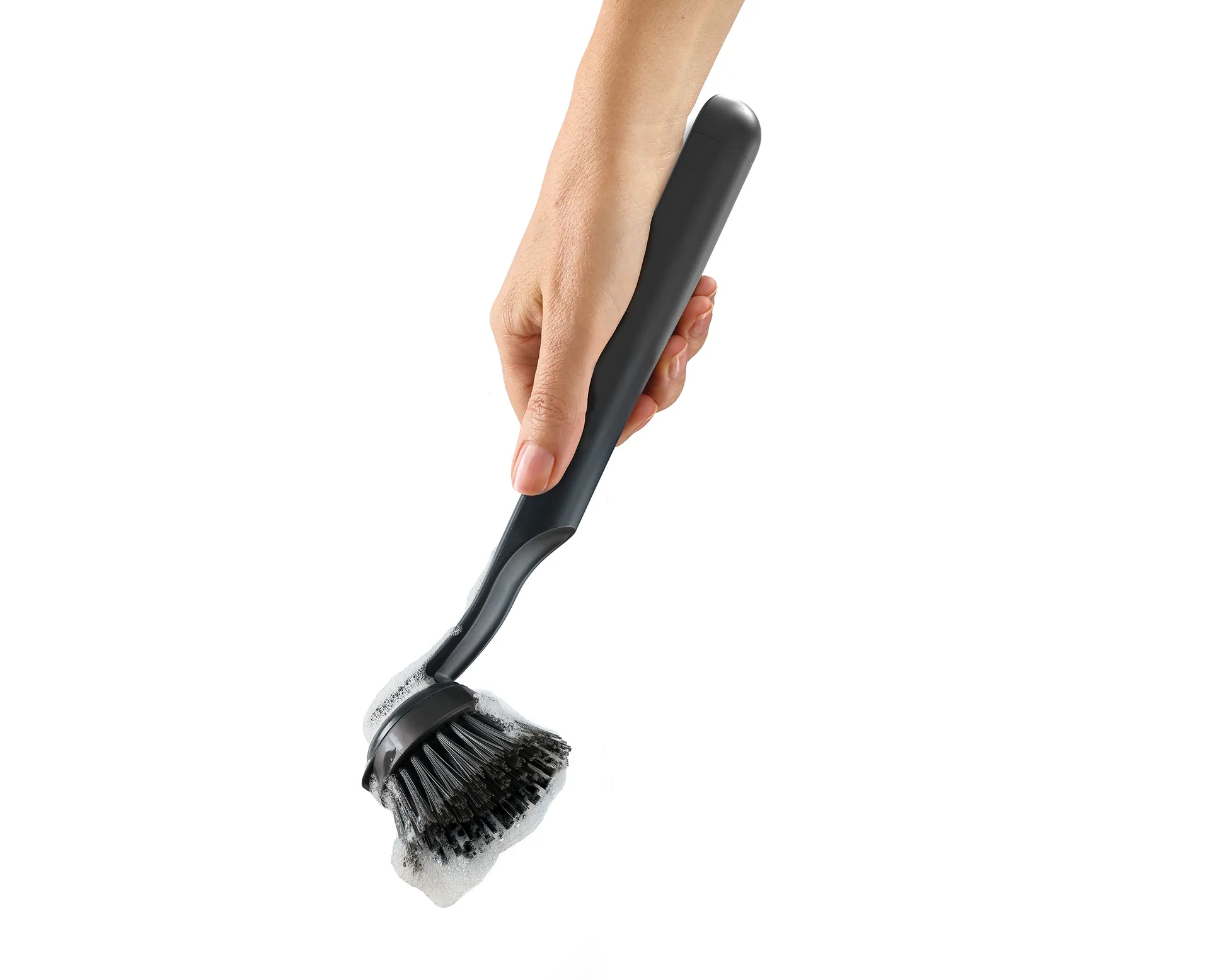 Joseph Joseph Sinktech dish brush large steel stand, Grey Joseph Joseph