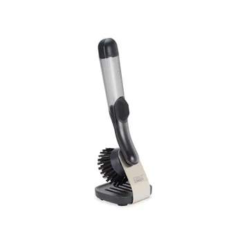 Joseph Joseph Sinktech dish brush steel stand - Clear - Joseph Joseph