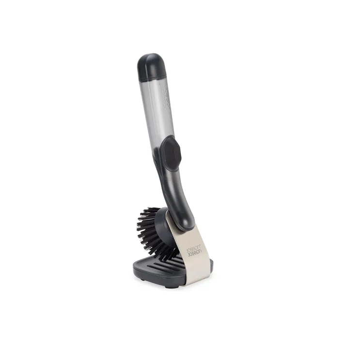 Joseph Joseph Sinktech dish brush steel stand - Clear - Joseph Joseph