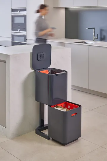Joseph Joseph Totem Compact trash bin 40 L - Graphite - Joseph Joseph