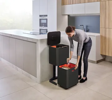 Joseph Joseph Totem Max trash bin 60 L - Carbon black - Joseph Joseph