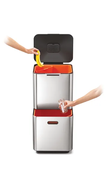 Joseph Joseph Totem Max trash bin 60 L - Stainless steel - Joseph Joseph