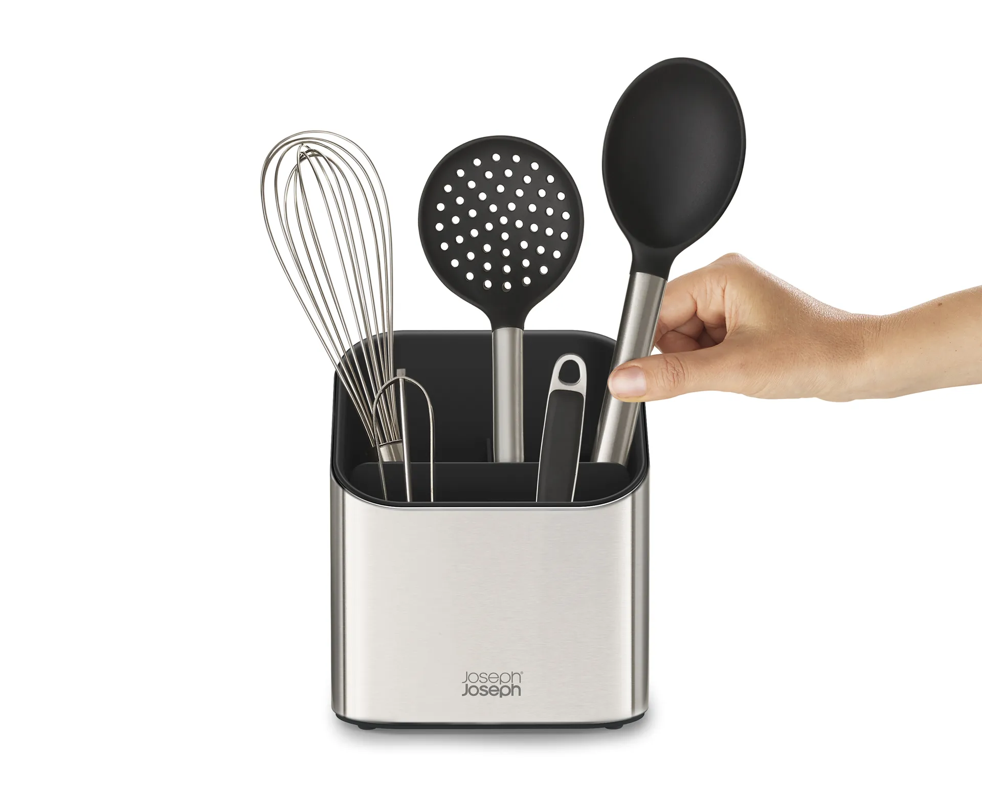 Surface utensil holder 16.9 cm, Grey Joseph Joseph