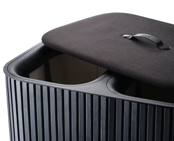 Tota Luxe laundry basket 90 L - Black - Joseph Joseph