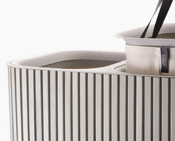 Tota Luxe laundry basket 90 L - Ecru - Joseph Joseph