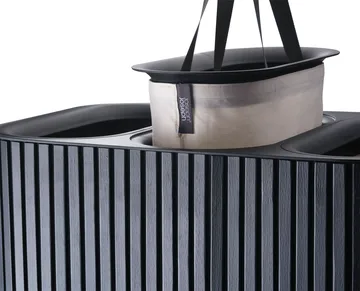 Tota Trio Luxe laundry basket 90 L - Black - Joseph Joseph