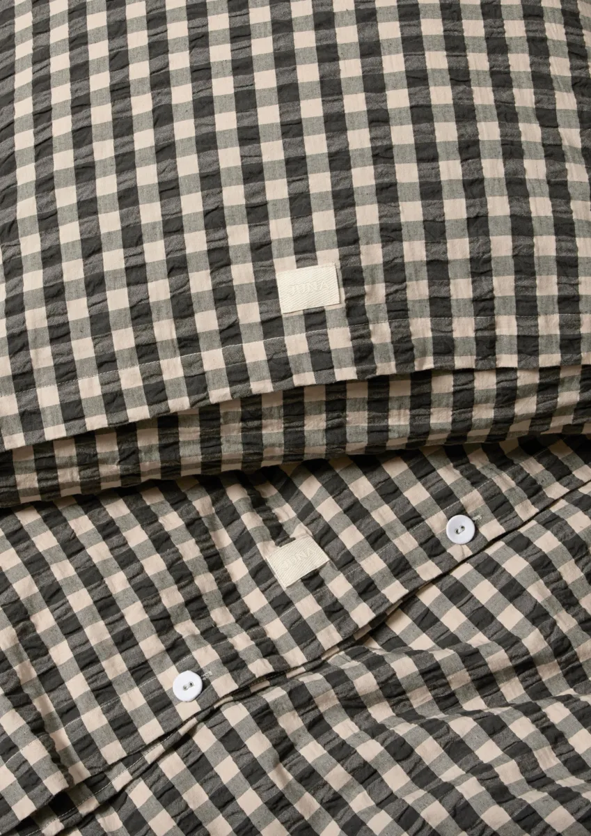 Bæk&Bølge bed set 150x210 cm, Black sand Juna