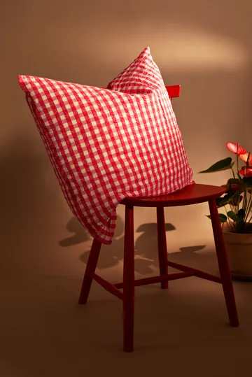 Bæk&Bølge bed set 150x210 cm - Red-yellow - Juna