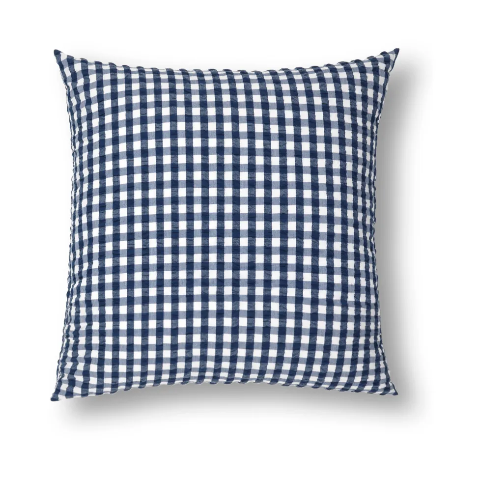 Bæk&Bølge pillowcase 50x60 cm, Dark blue-white Juna