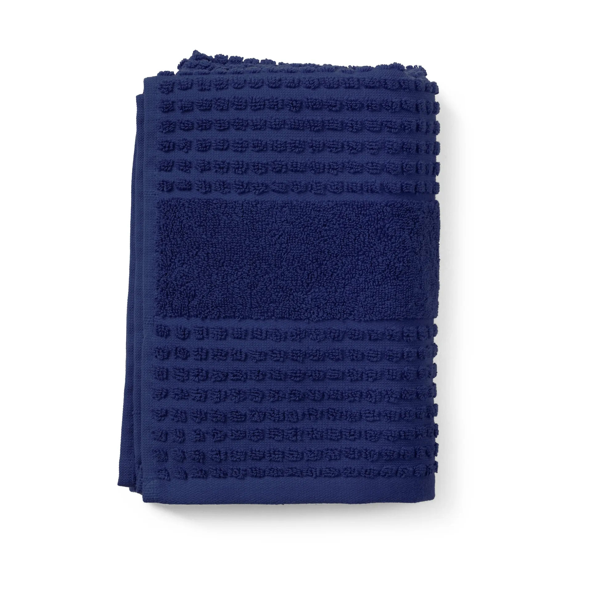 Check towel 50x100 cm, Navy blue Juna