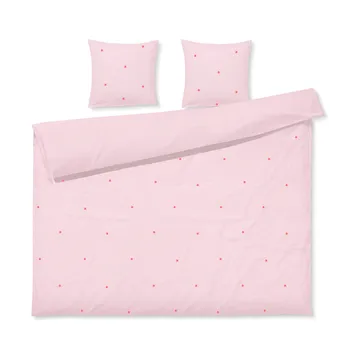 Daisy bed set 220x220 cm - Pink-red - Juna