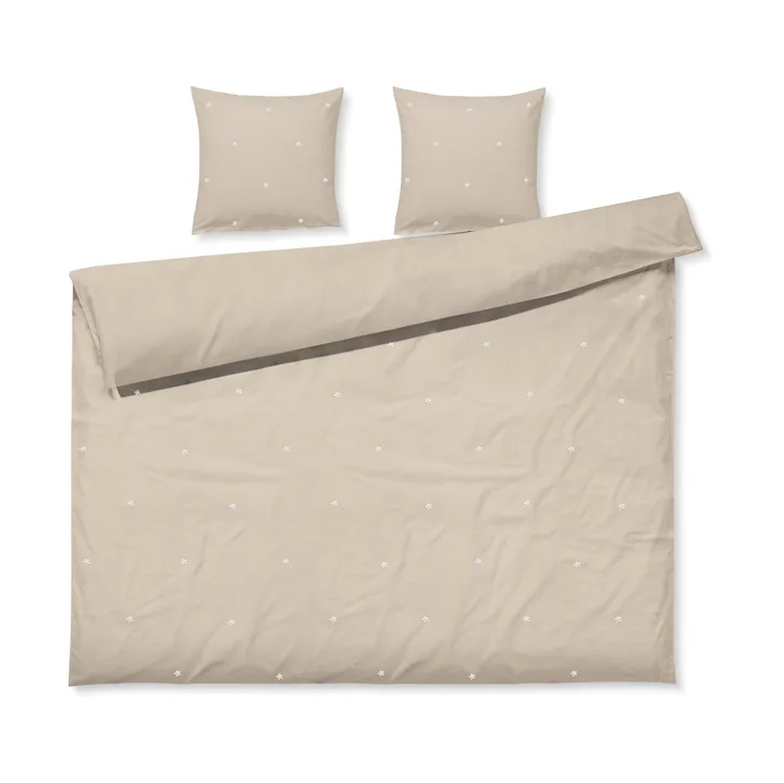 Daisy bed set 220x220 cm - Sand-white - Juna