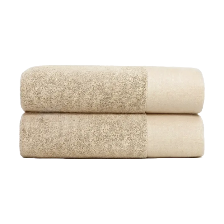 Juniper bath towel 70x140 cm 2-pack - Beach Sand - Juniper