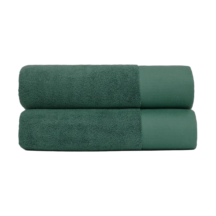 Juniper bath towel 70x140 cm 2-pack - Juniper Green - Juniper
