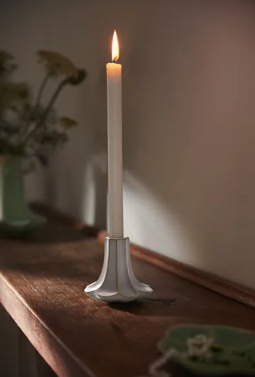 Chanterelle candleholder - Sand, 10 cm - Kähler