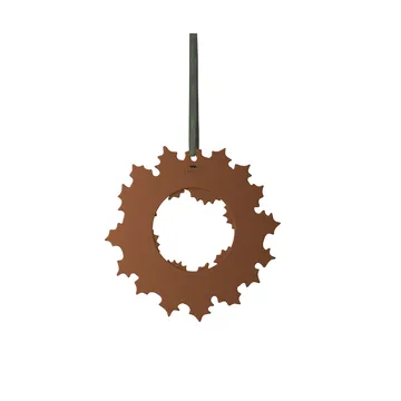Gingerbread Christmas wreath Ø18.5 cm - Brown - Kähler